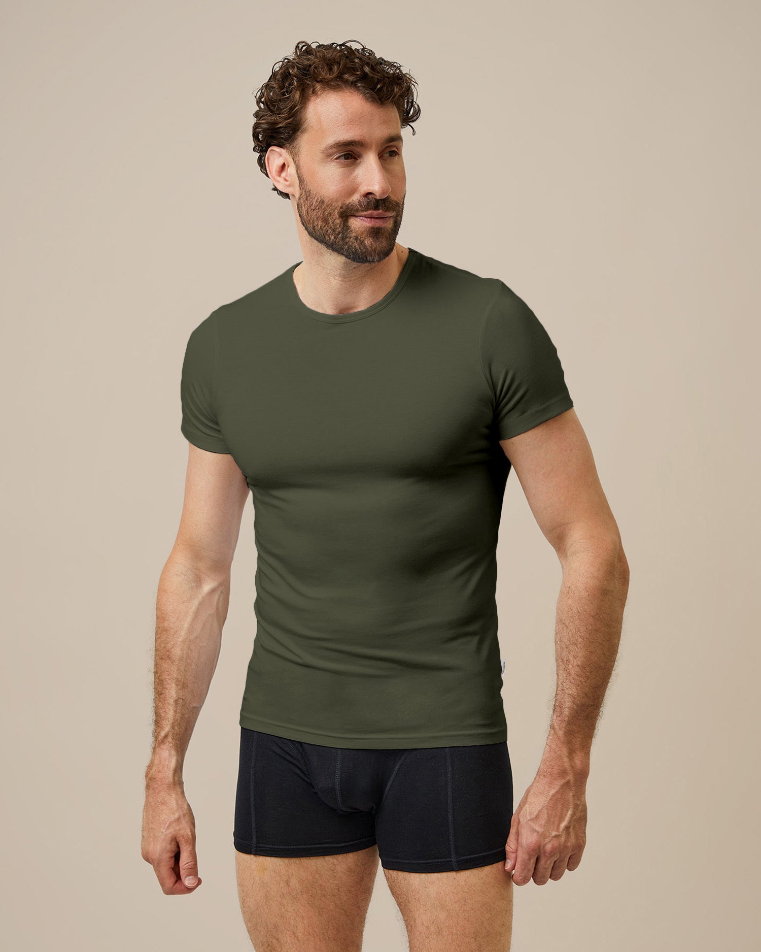 BOXR | Bamboo T-Shirt 2-Pack Olive