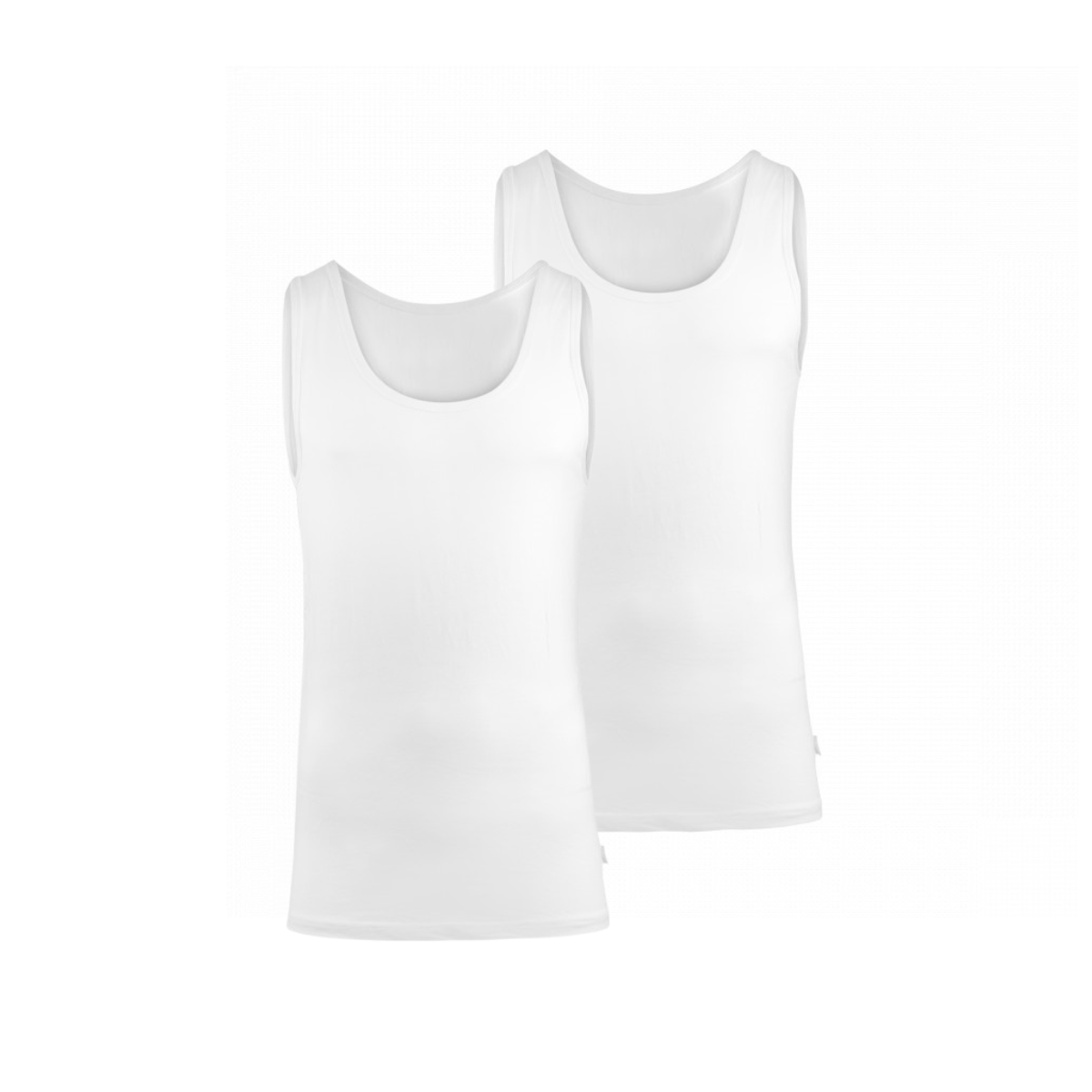 BOXR | Bamboo Tank Tops 2-Pack White