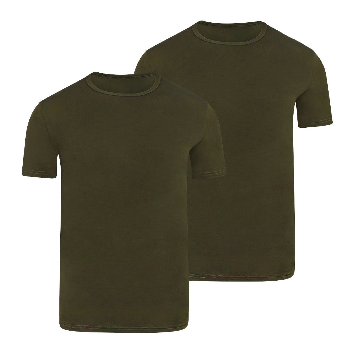 BOXR | Bamboo T-Shirt 2-Pack Olive