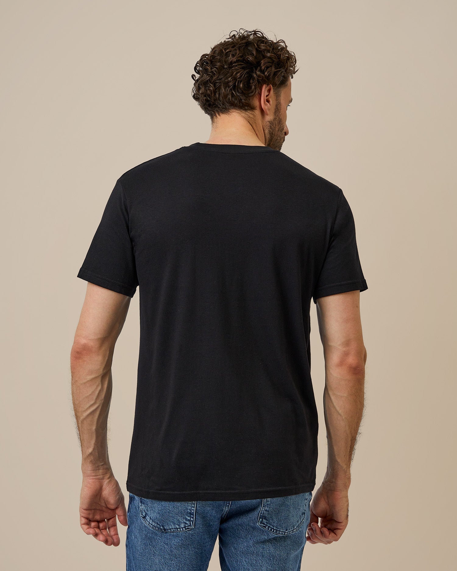 BOXR | Bamboo Casual T-Shirts 5-Pack Black