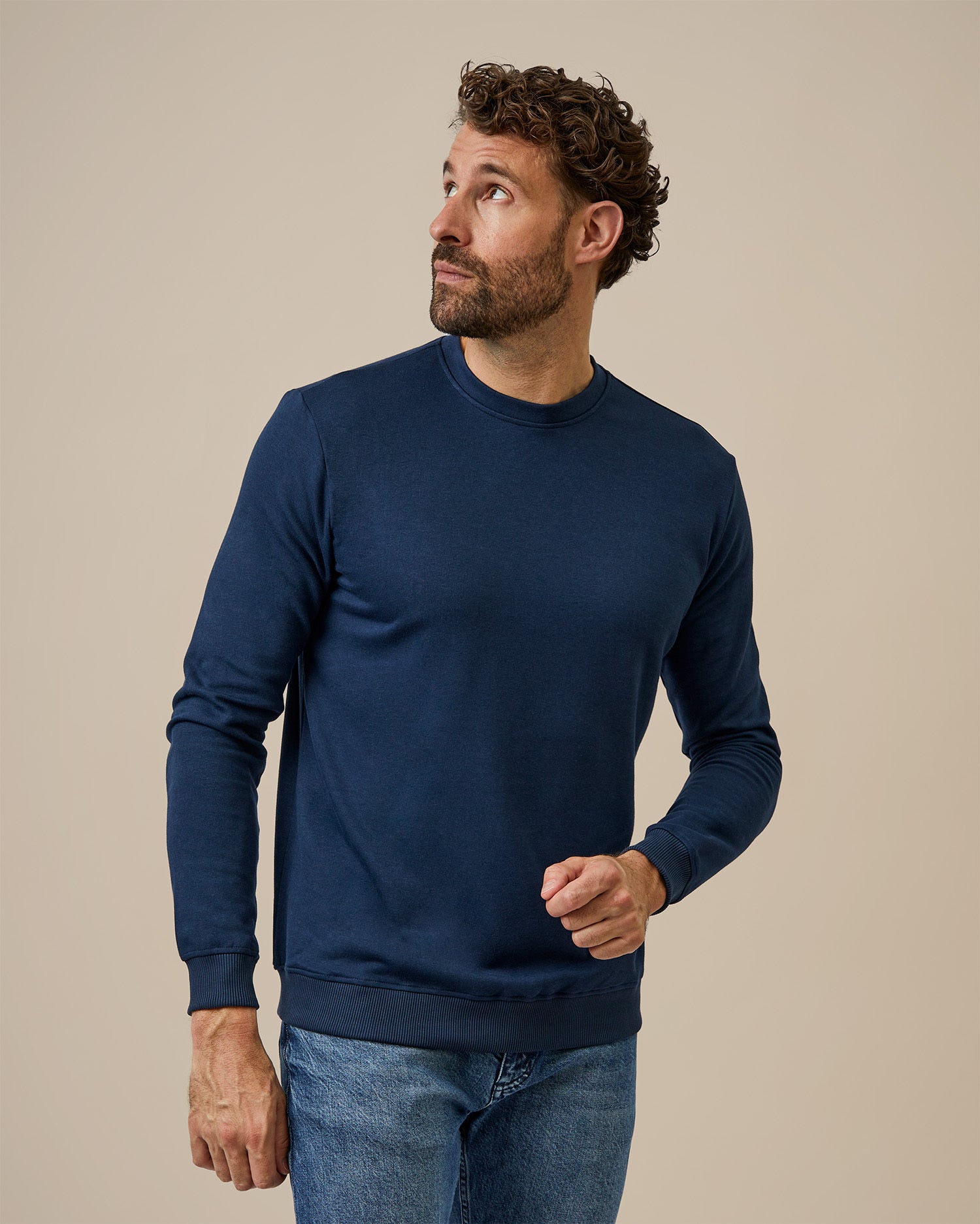 BOXR | Pullover Crew-neck Navy Blue