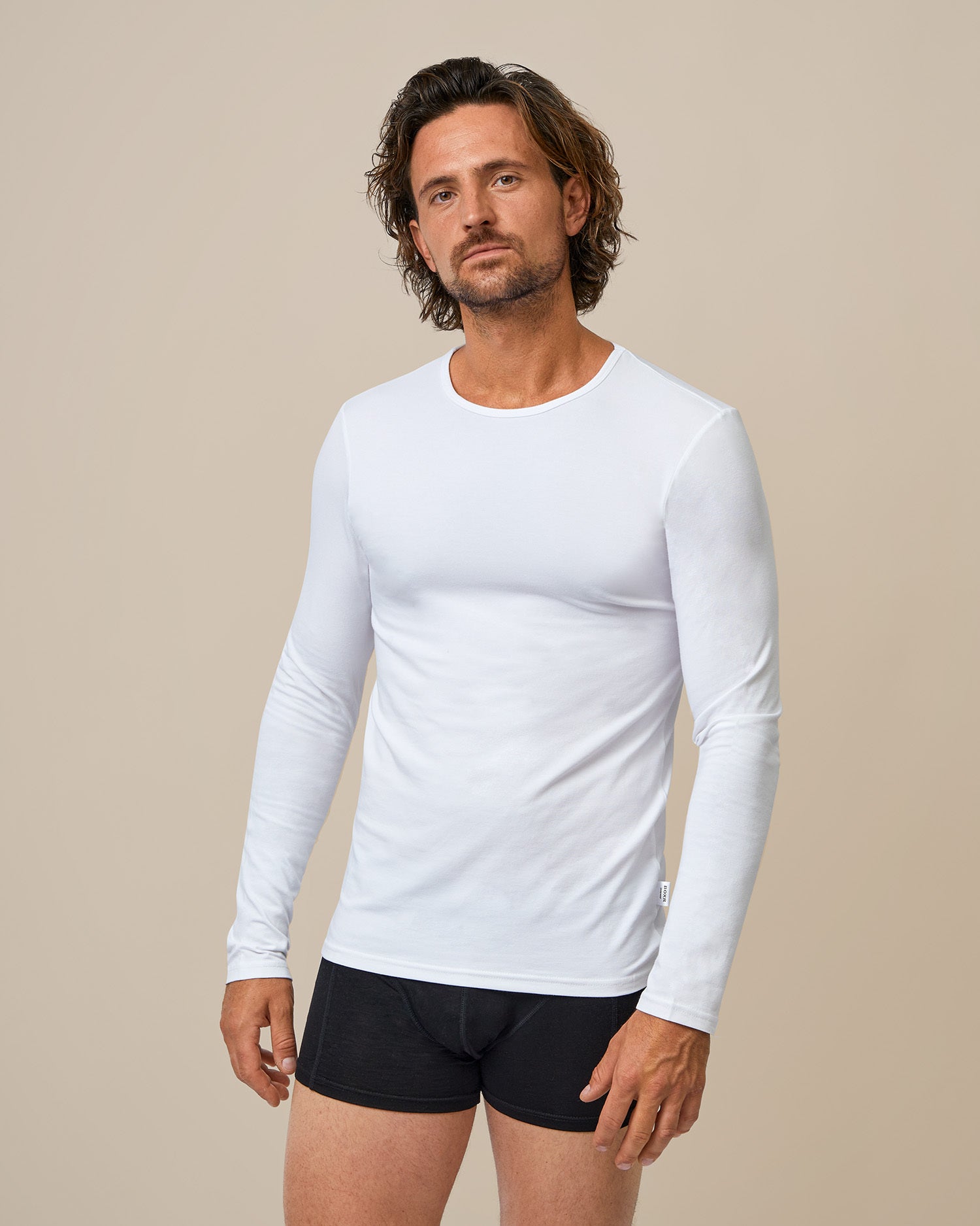 BOXR | Bamboo T-Shirt Longsleeve 2-Pack White