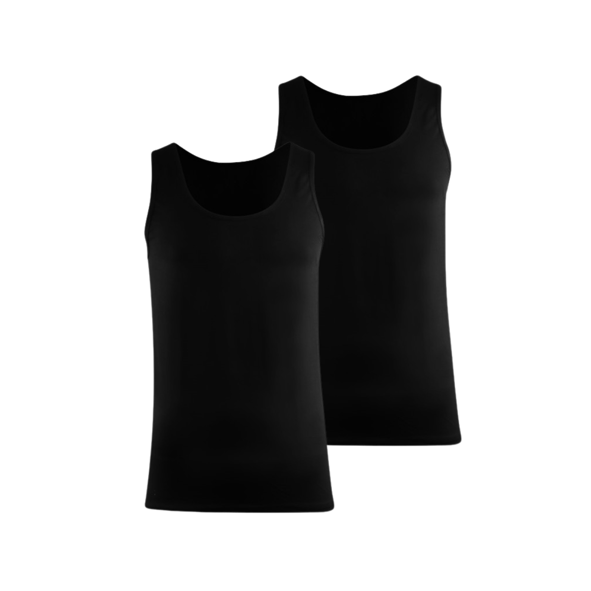 BOXR | Bamboo Tank Tops 2-Pack Black