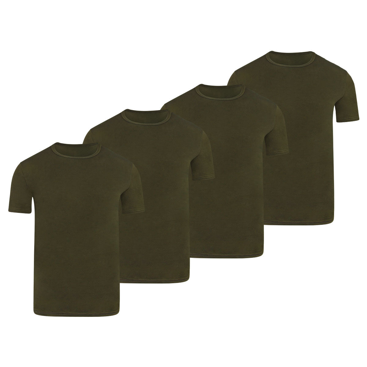 BOXR | Bamboo T-Shirt 4-Pack Olive
