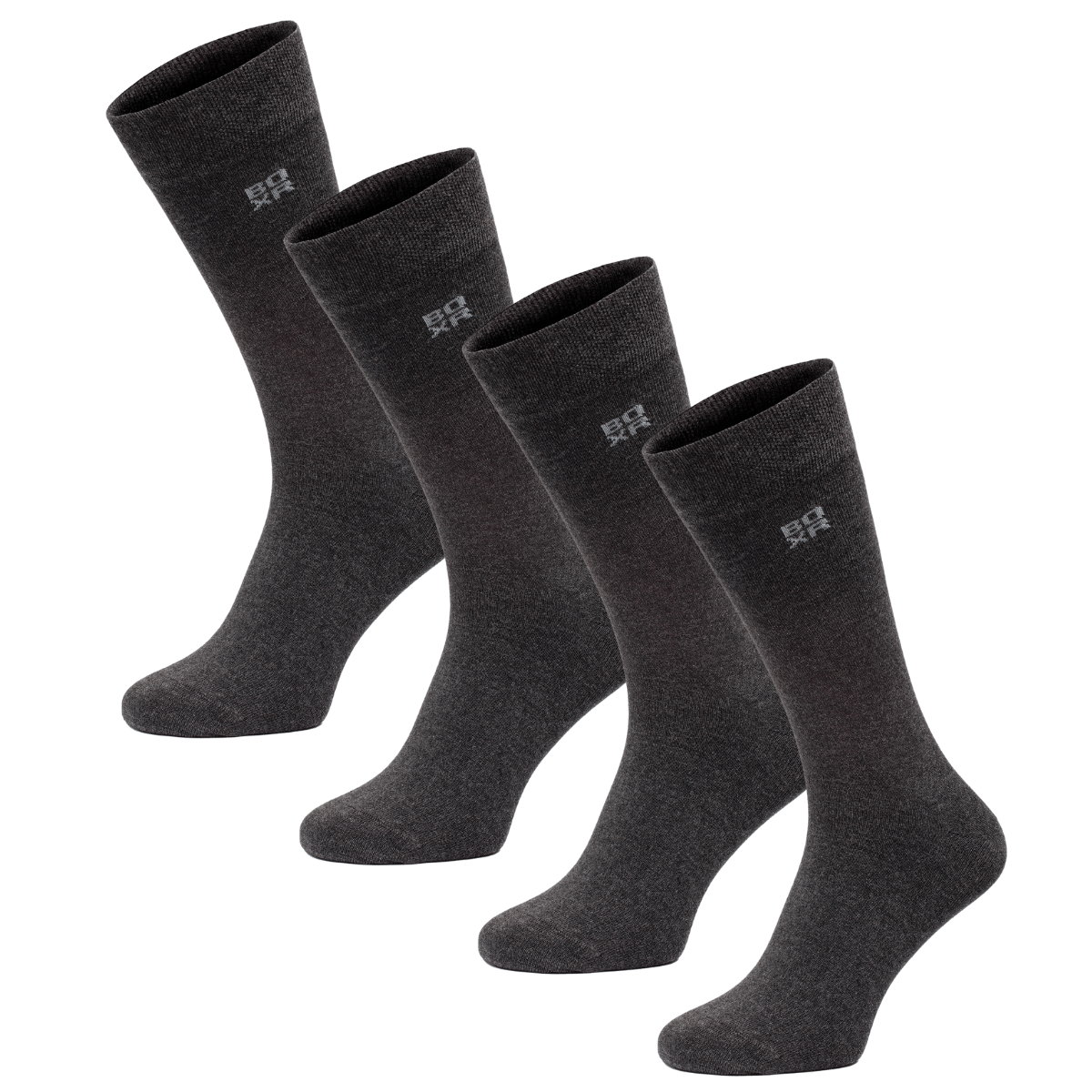 BOXR | Bamboo Socks 4-Pack Anthracite