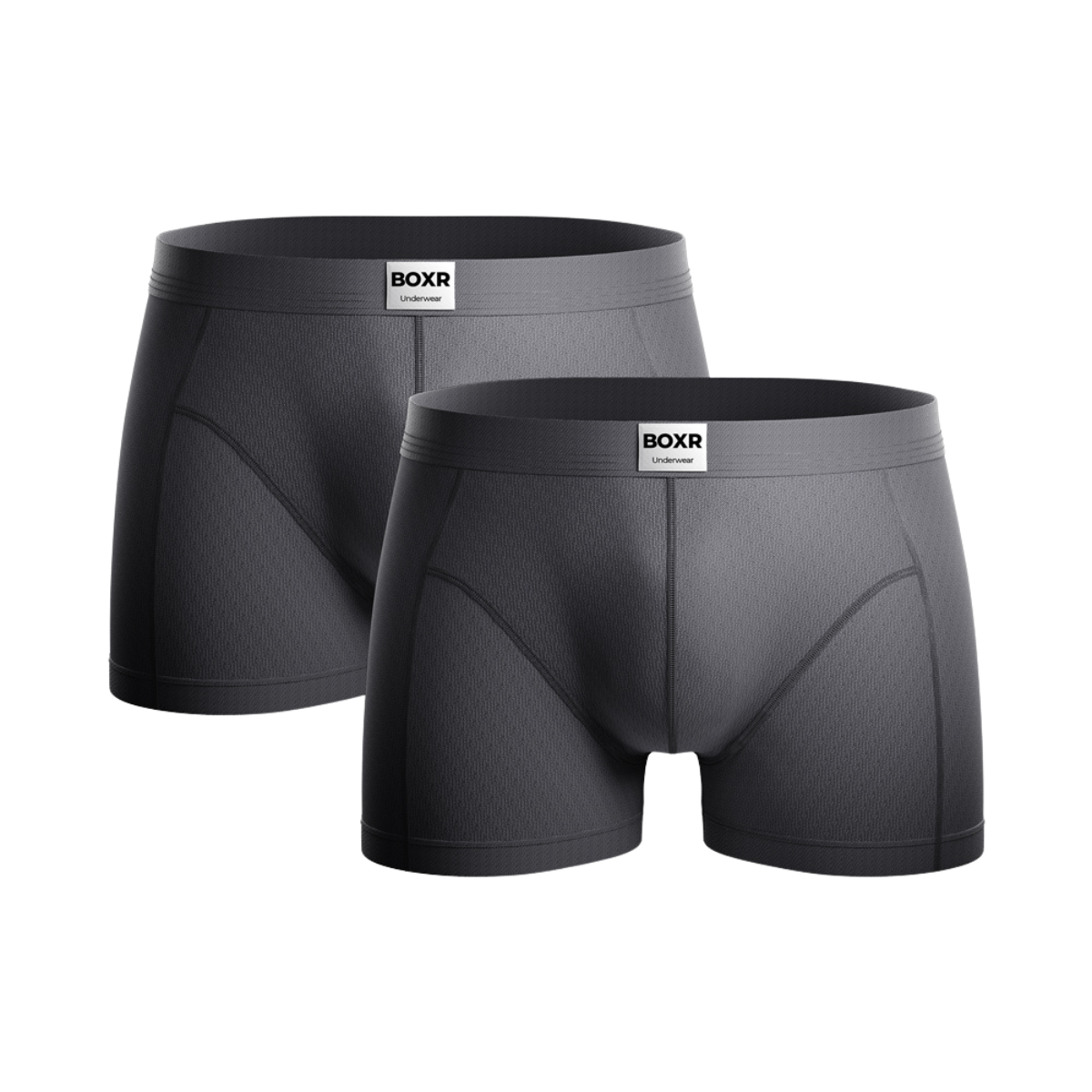 BOXR | The Classic Bamboo Boxers 2-Pack Gray