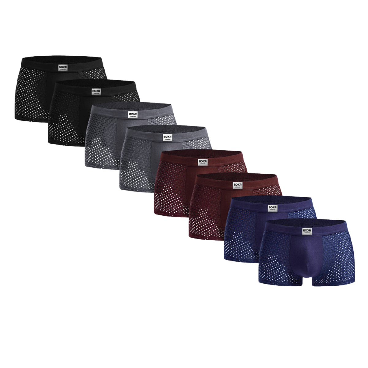 BOXR | Bamboo Boxers 8-Pack Multicolor