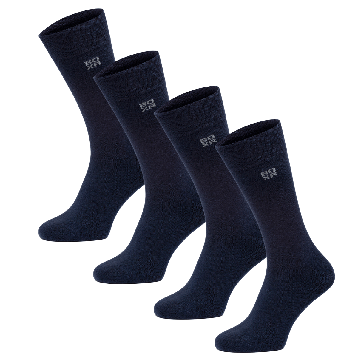 BOXR | Bamboo Socks 4-Pack Navy Blue
