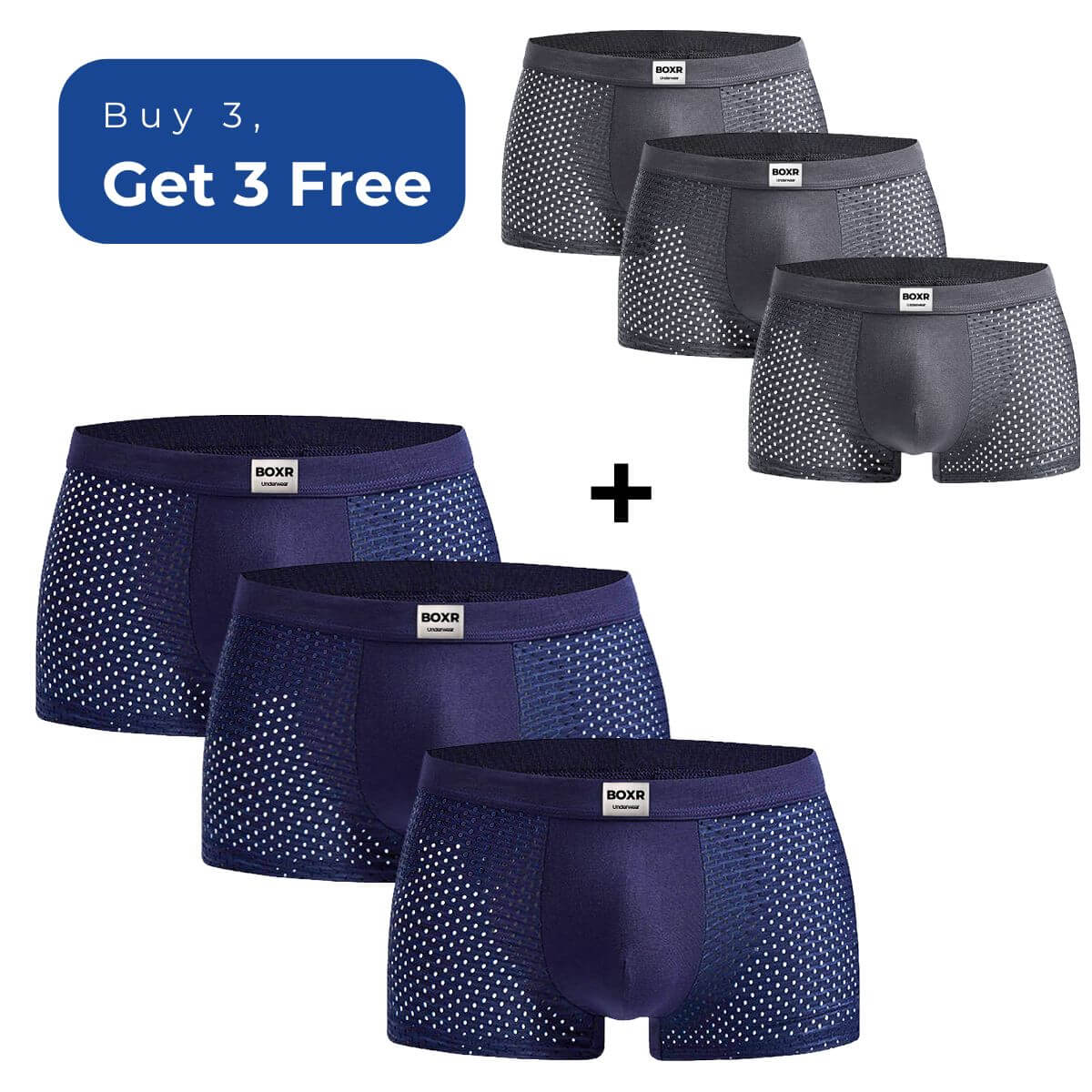 BOXR | Bamboo Boxers Buy 3, Get 3 Free