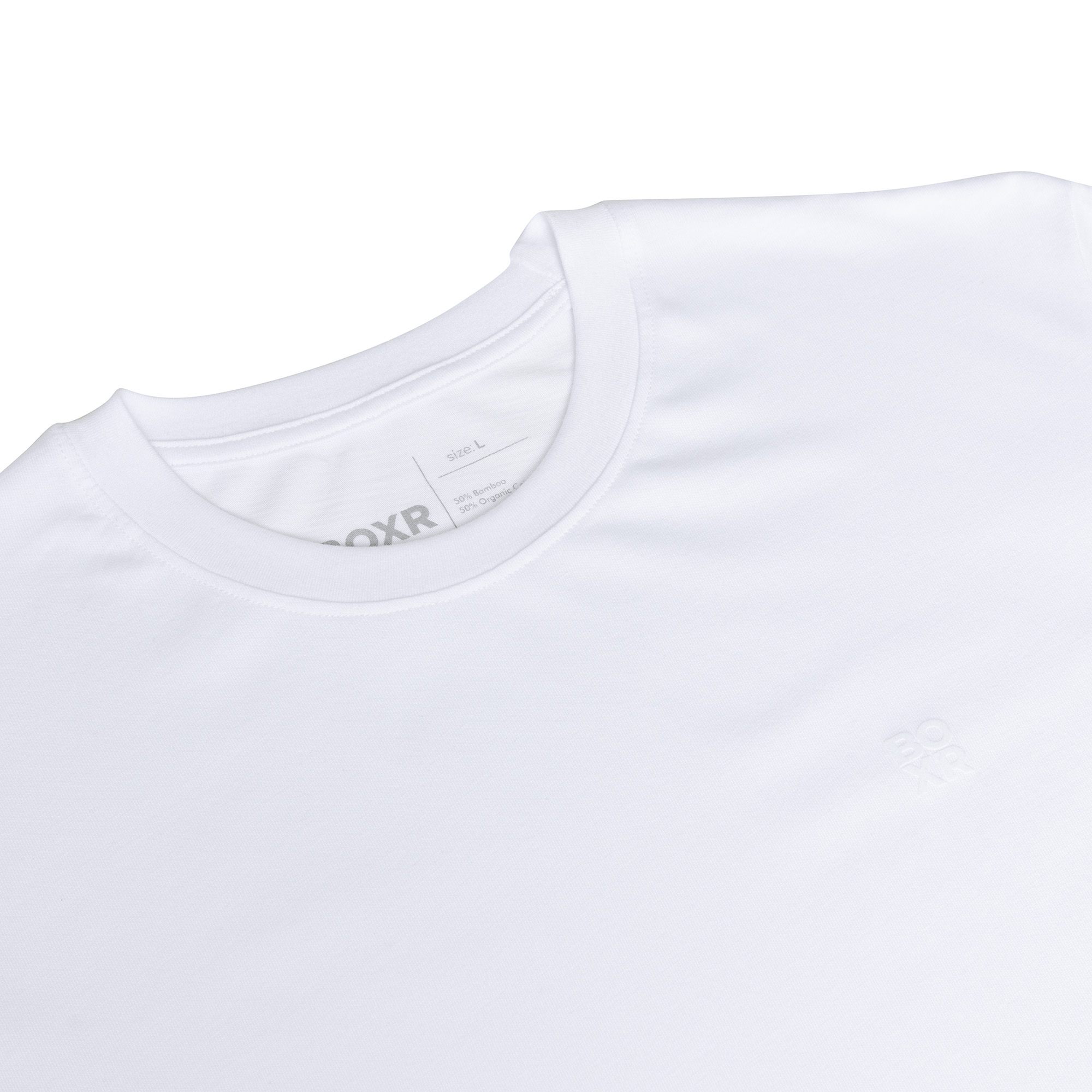 BOXR | Bamboo Casual T-Shirts 10-Pack White