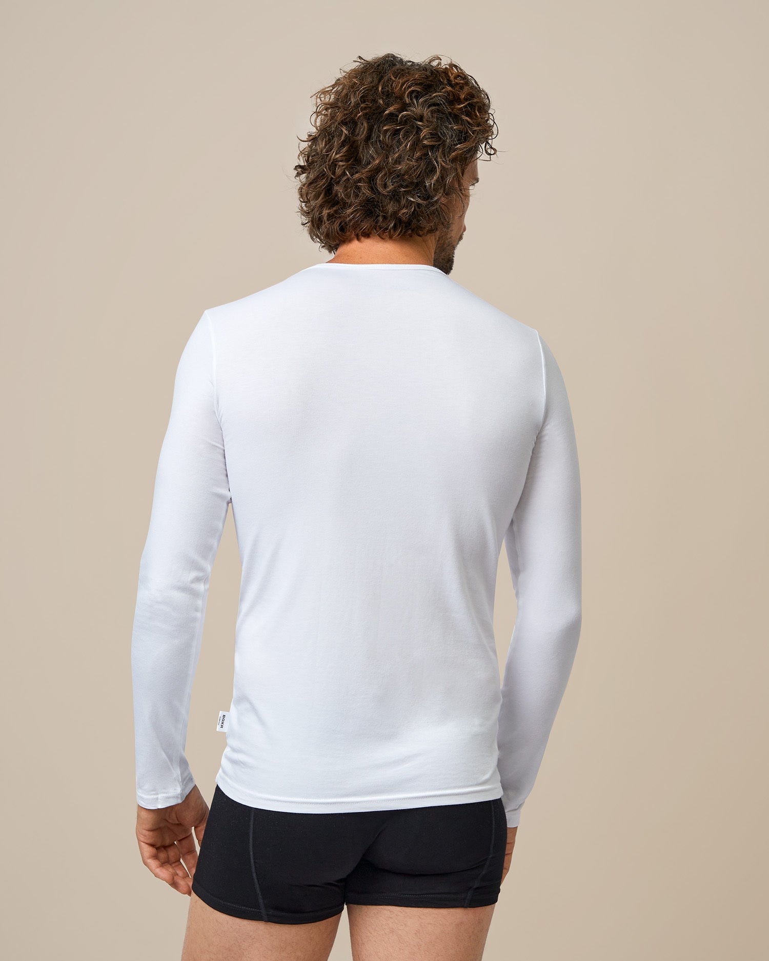 BOXR | Bamboo T-Shirt Longsleeve 4-Pack White