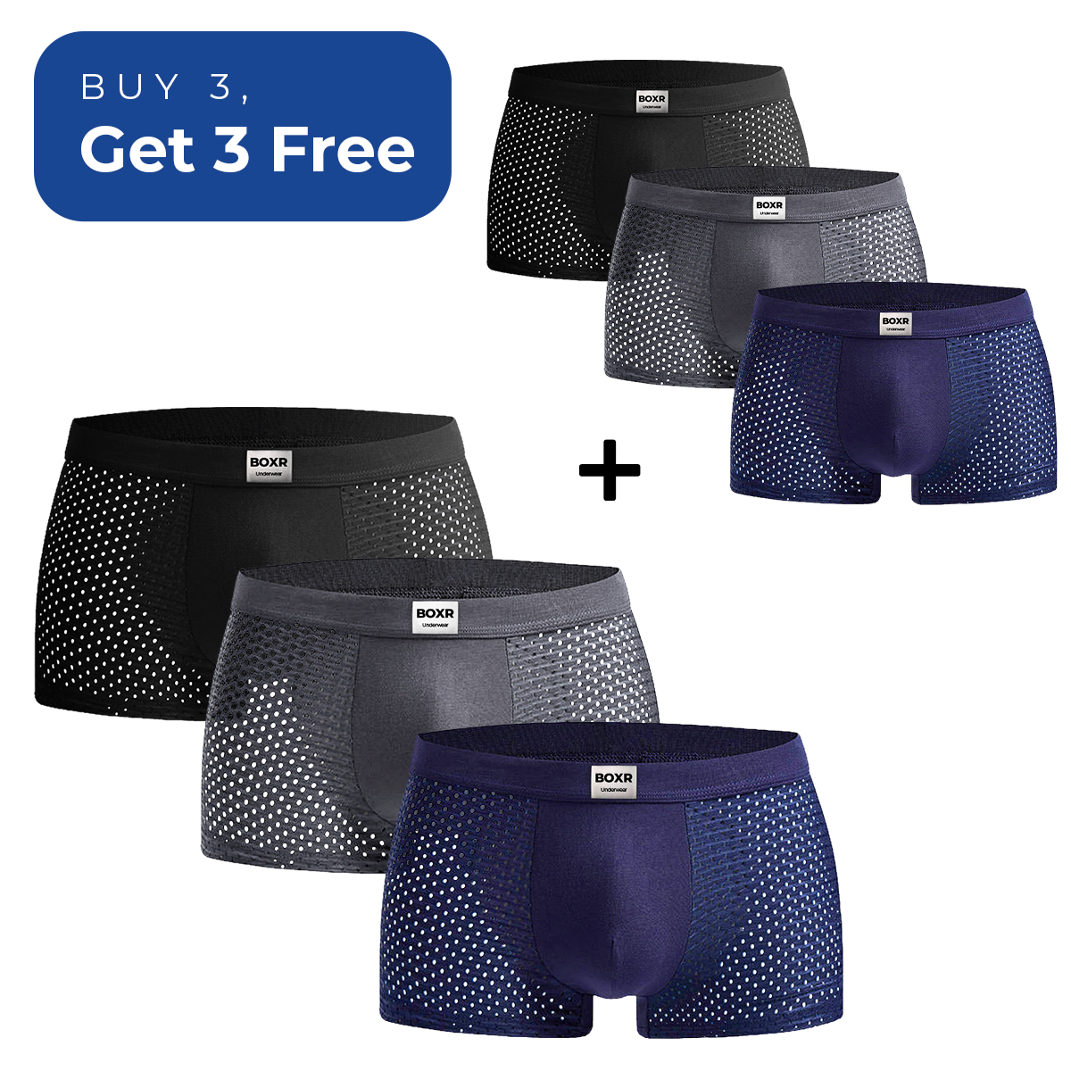 BOXR | Bamboo Boxers Buy 3, Get 3 Free