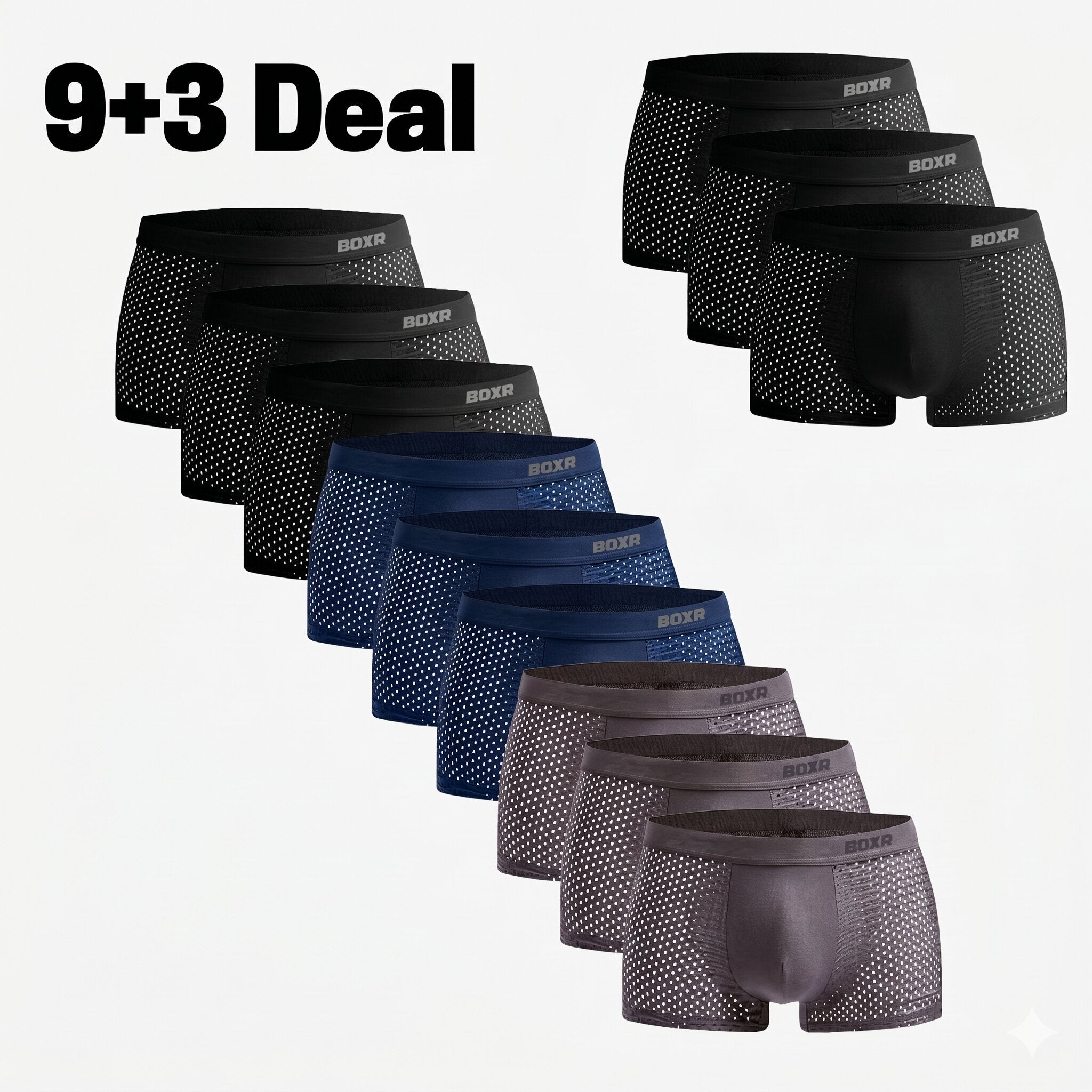 Bamboo Boxer Shorts Original Buy 9, Get 3 Free