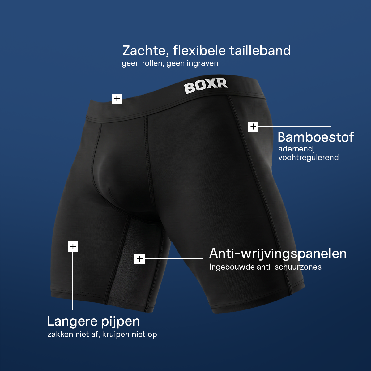 Bamboo Boxer Shorts Active 3-Pack