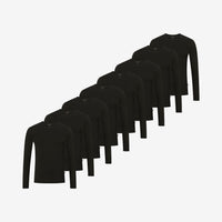 Bamboo Long Sleeve Undershirts 8-Pack