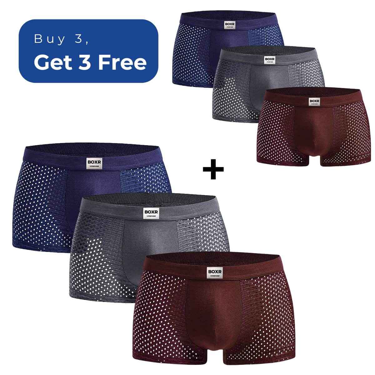 BOXR | Bamboo Boxers Buy 3, Get 3 Free