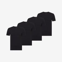 Bamboo Undershirts Round-neck 4-Pack