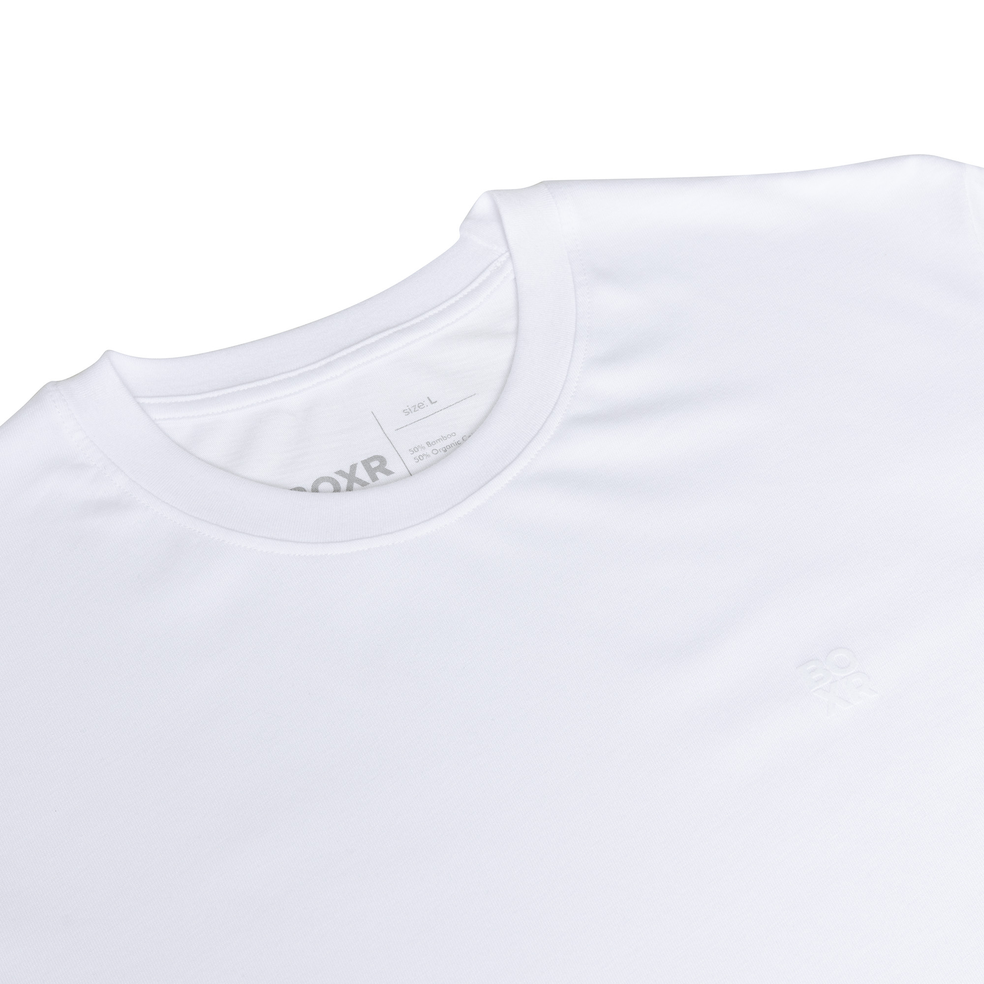 BOXR | Bamboo Casual T-Shirts 5-Pack White